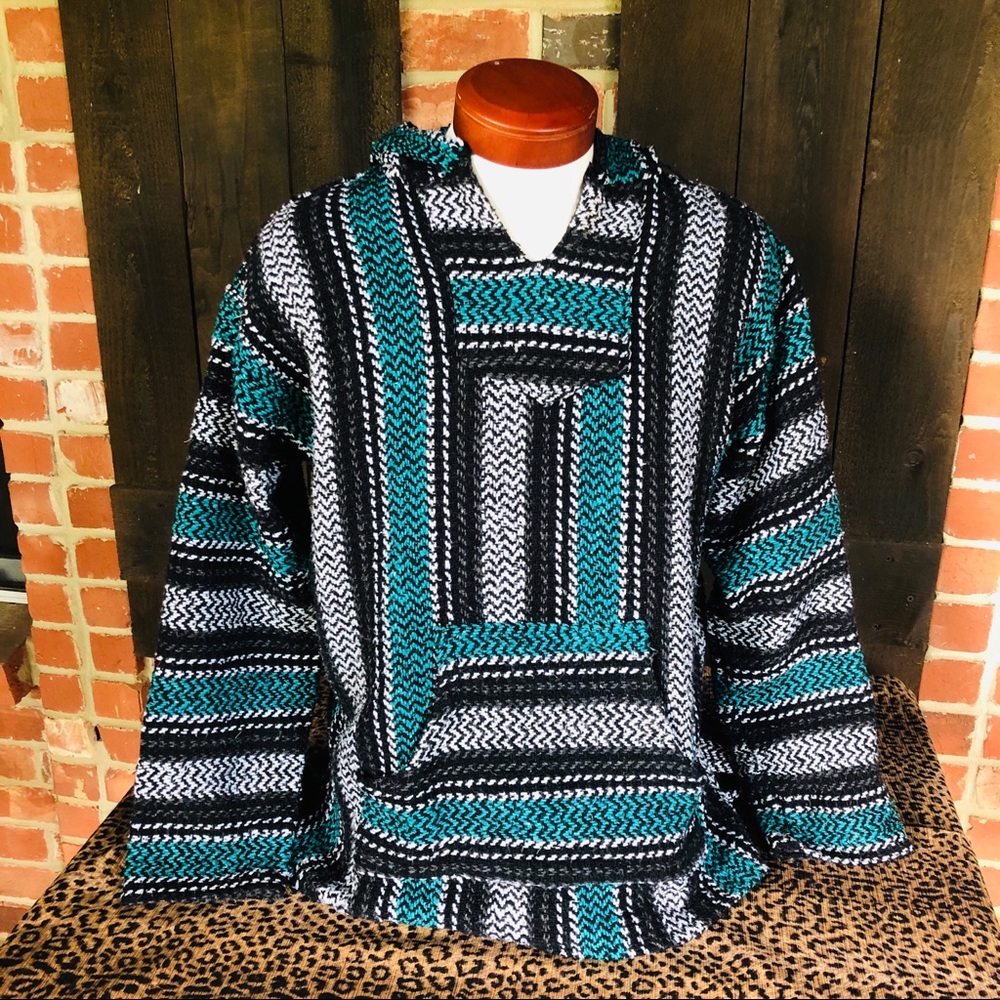Baja Joe Striped Woven Hoodie
